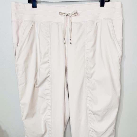 Lululemon Dance Studio Joggers Bone Off White Size 14 Like New - Picture 5 of 14